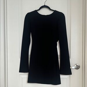 ZARA Elegant Backless Long Sleeve Dress
